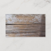 版れんがの木製の穀物ビジネステレホンカードの写真 コーリングカード (裏面)