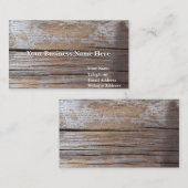 版れんがの木製の穀物ビジネステレホンカードの写真 コーリングカード (正面/裏面)