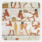 版木、銅版、版画と金ゴールドの研磨 スクエアシール (正面)