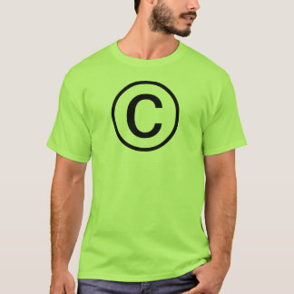 版権の記号のTシャツ Tシャツ