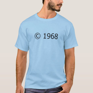 版権1968年 Tシャツ
