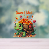 牙のあるカメ アクリルサイン (ニュートラル)