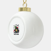 牙のあるカメ セラミックボールオーナメント (右)