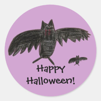 牙ハロウィーンサンティッカー ラウンドシール