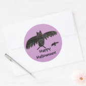 牙ハロウィーンサンティッカー ラウンドシール (封筒)