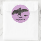牙ハロウィーンサンティッカー ラウンドシール (バッグ)
