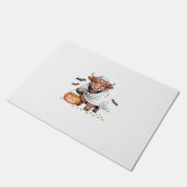 牛おかしなハロウィーン不気味動物愛好家必須 ドアマット (アングル)