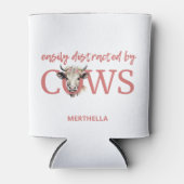 牛おもしろいのヴィンテージフローラに気を取られる 缶クーラー (正面)