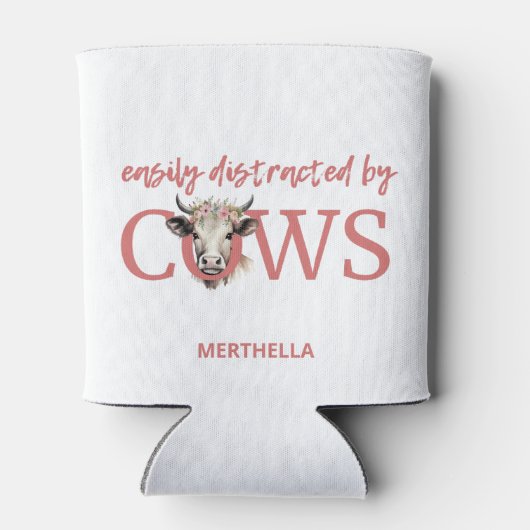 牛おもしろいのヴィンテージフローラに気を取られる 缶クーラー (裏面)