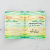 牛おもしろいの犬の頭の写真の背カラフル景 カード (内部)