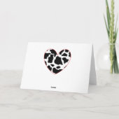 牛おもしろいハッピーバースデーカード カード (裏面)