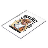 牛おもしろいハロウィーン ノートブック (左側)