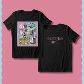 牛おもしろいプリントカーニヴォーレケトヴォーレケト トライブレンドTシャツ