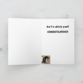 牛おもしろいプリン卒業 カード (内部)