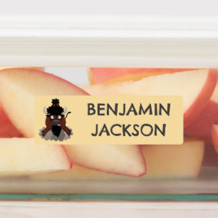 牛おもしろい牛バイソンパーソナライズされた学校 ラベル