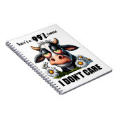 牛おもしろい皮肉引用文とことわざ ノートブック (右側)