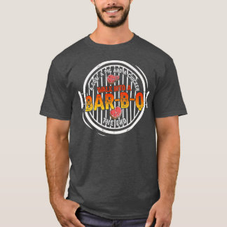牛おもしろい豚と鶏がバーBに入って歩く Tシャツ