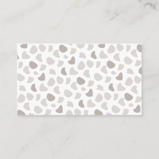 牛おもしろい赤ちゃんシャワーベビー エンクロージャーカード (裏面)