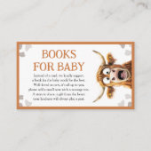 牛おもしろい赤ちゃんシャワーベビー エンクロージャーカード (正面)