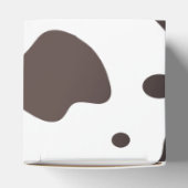 牛おもしろい農場動物誕生日パーティーピンク フェイバーボックス (上部)