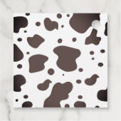 牛おもしろい飼育動物の誕生日パーティー フェイバータグ (裏面)