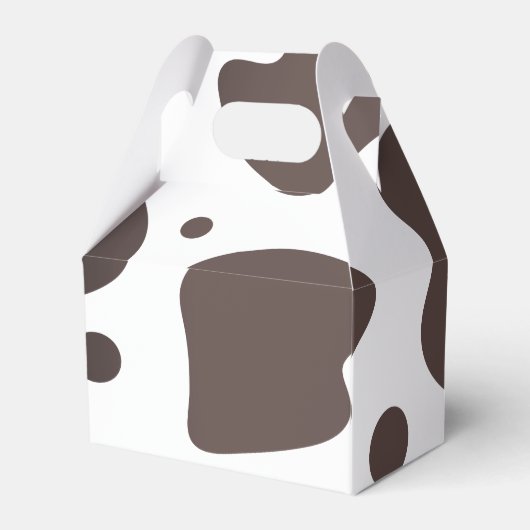 牛おもしろい飼育動物の誕生日パーティー フェイバーボックス (裏面サイド)