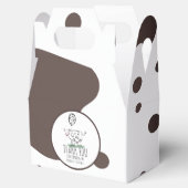 牛おもしろい飼育動物の誕生日パーティー フェイバーボックス (オープン)