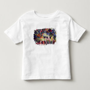 牛およびラクダとの景色 トドラーTシャツ