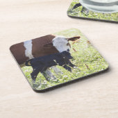 牛および子牛 コースター (左側)