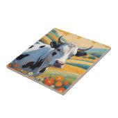 牛お洒落のカラフル鮮やか丘 タイル (側面)