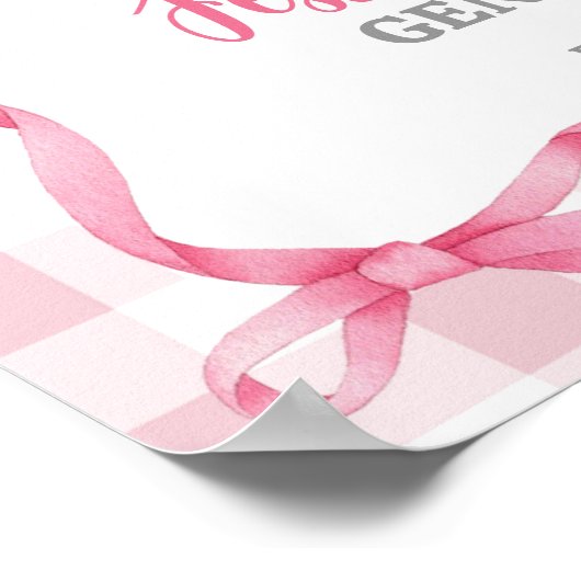 牛か名門私立校風のハイファーのジェンダーが歓迎を明らかにする ポスター (角)