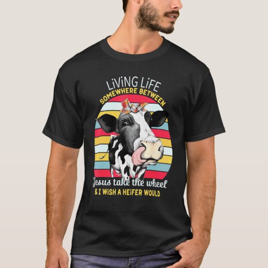 牛がいたらいいのに メス牛 メス牛大好き Tシャツ (正面)