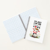 牛がだいすきな女の子のスパイラル ノートブック (内部)