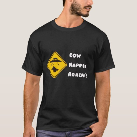 牛がまたやられました!デザイン Tシャツ (正面)