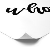 牛が可愛い牛の水色を愛しているだけの女の子 ポスター (角)