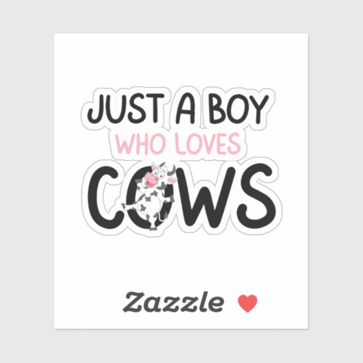 牛が大好きな男の子かわいい牧場|過去記事 シール (シート)