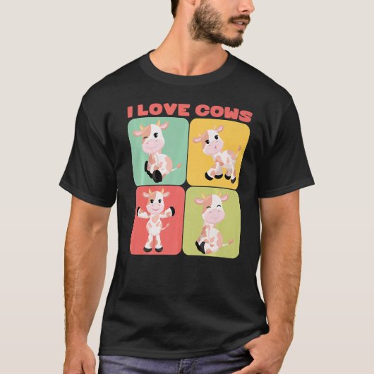 牛が大好き Tシャツ (正面)