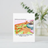 牛が宇宙おもしろいの祭典を選んだとき ポストカード (スタンド正面)