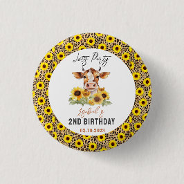 牛が帰ってくるまでパーティーしよう 2歳の誕生日 缶バッジ
