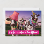 牛が帰るまでパーティしよう 招待状 (正面)