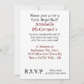 牛が帰るまで踊ろう - ブライズメイドパーティー 招待状 (裏面)