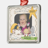 牛が月の形見オーナメントを飛び越えた メタルオーナメント (左)