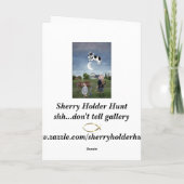 牛が月を飛び越えたカード カード (裏面)