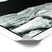 牛が月を飛び越えた - リソグラフプリント ポスター (角)