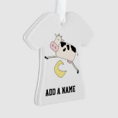 牛が月を飛び越える オーナメント (正面)