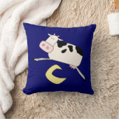 牛が月を飛び越える クッション (ブランケット)