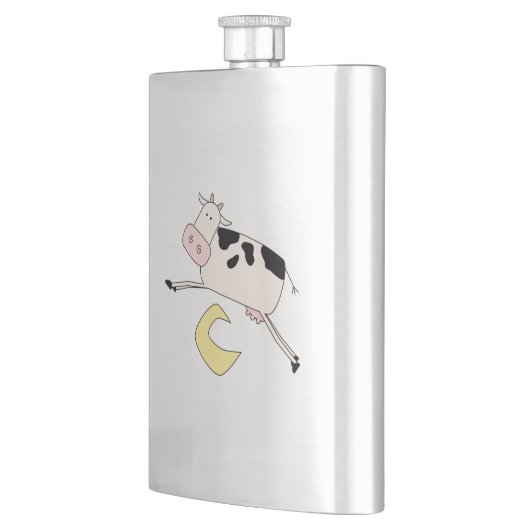 牛が月を飛び越える フラスク (左)