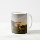 牛が畑に（農場動物） (by Filippo Palizzi) コーヒーマグカップ (正面右)