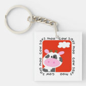 牛が言モーう キーホルダー (正面)