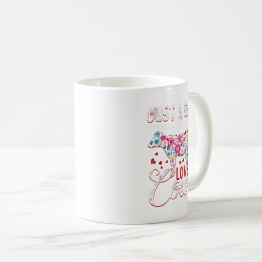 牛だけの女の子が牛の女性を愛する農家ファームF コーヒーマグカップ (正面右)